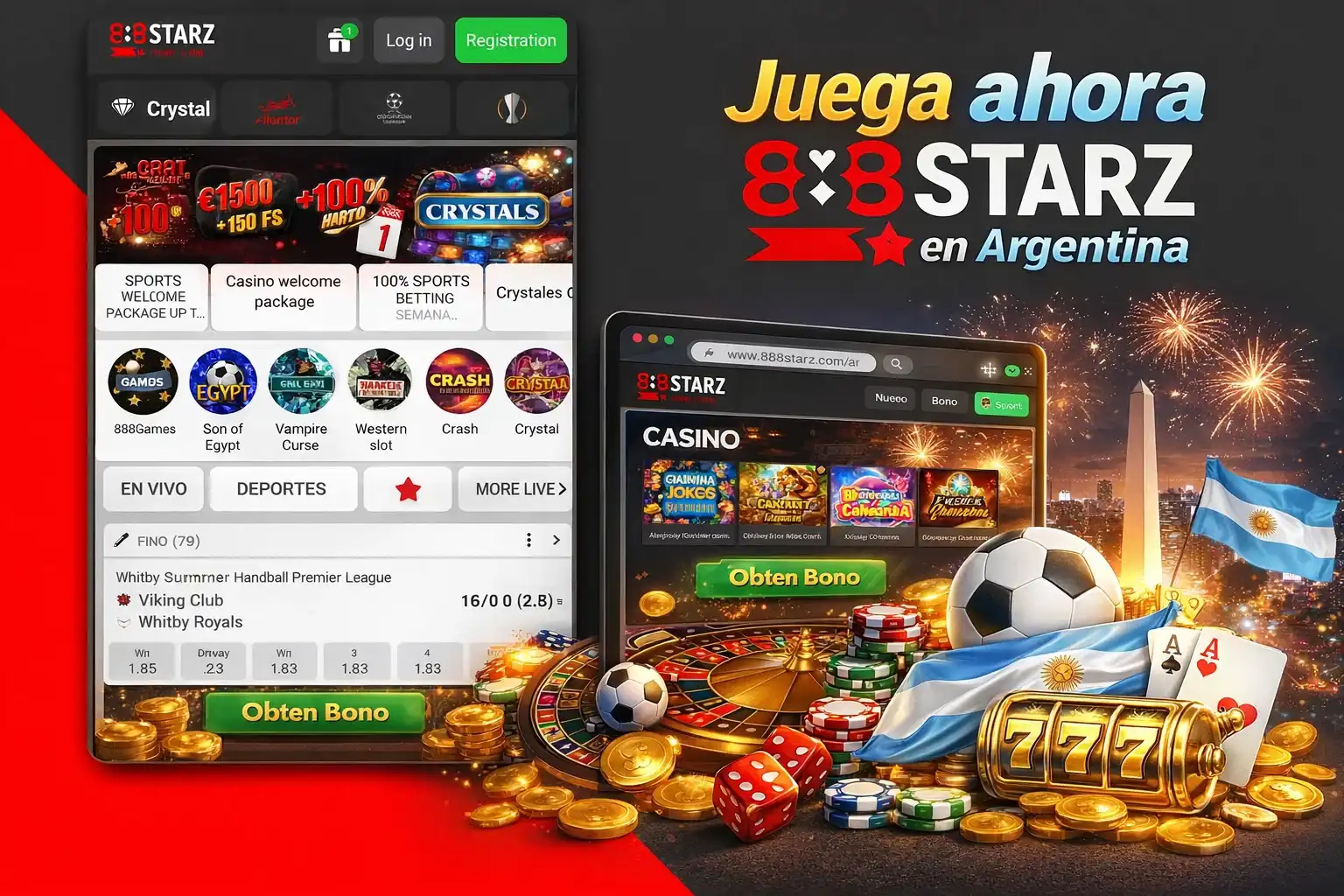 Plataforma con Todo para Jugar en Línea 888Starz